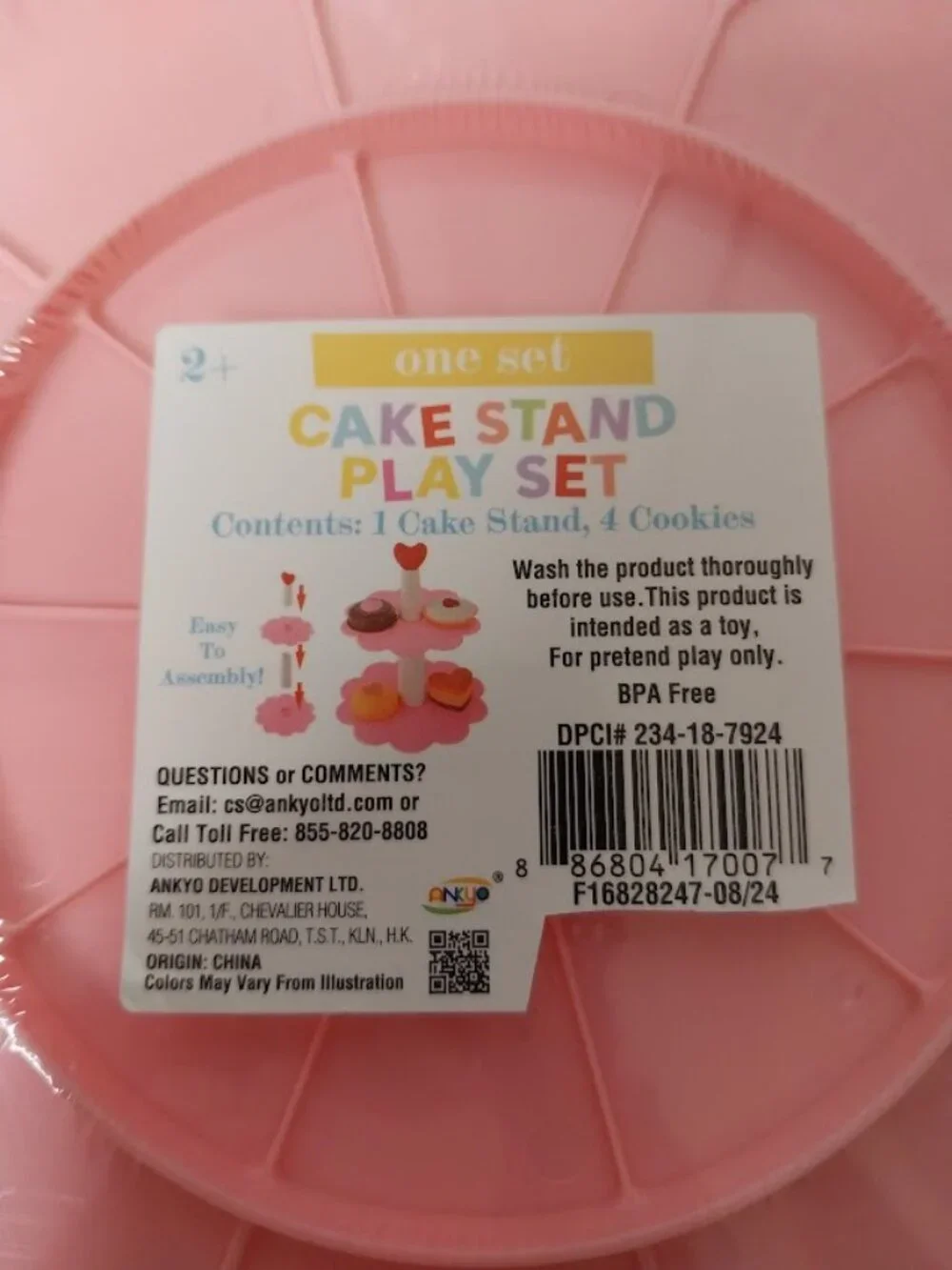 Cake Stand Play Set